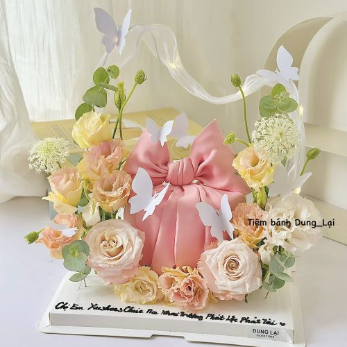 Bánh sz 16 hoa tươi, Bánh Sinh Nhật Hoa tươi, Bánh Sinh Nhật người lớn - Bánh Sinh Nhật Long Biên