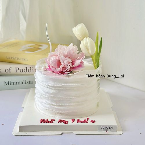 Bánh tulip mẫu đơn sz 16, Bánh Sinh Nhật Bé gái, Bánh Sinh Nhật người lớn, Bánh Sinh Nhật tulip, Bánh Sinh Nhật mẫu đơn, Bánh Sinh Nhật hoa tươi - Bánh Sinh Nhật Long Biên