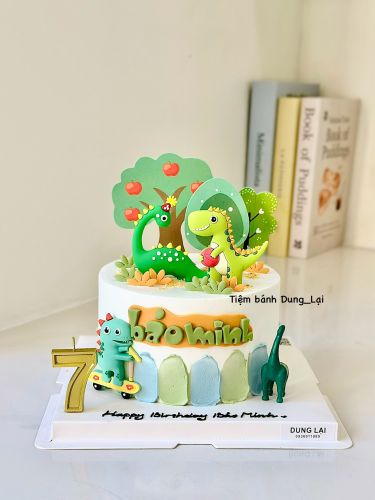 Bánh khủng long sz 16, Bánh Sinh Nhật Bé trai, Bánh Sinh Nhật khủng long - Bánh Sinh Nhật Long Biên