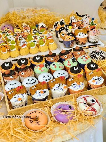 Cupcake halloween, Bánh Sinh Nhật Cupcake, Bánh Sinh Nhật halloween - Bánh Sinh Nhật Long Biên