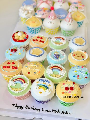 Set cupcake 15c tạo hình, Bánh Sinh Nhật Cupcake, Bánh Sinh Nhật bé trai, Bánh Sinh Nhật bé gái - Bánh Sinh Nhật Long Biên