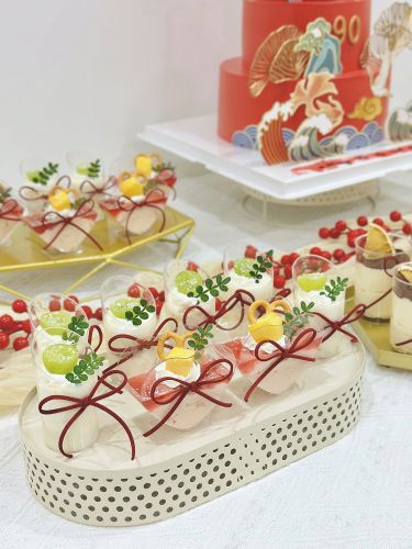 Tiệc mousse sữa chua phomai dâu, Bánh Sinh Nhật Mousse, Bánh Sinh Nhật tiệc - Bánh Sinh Nhật Long Biên