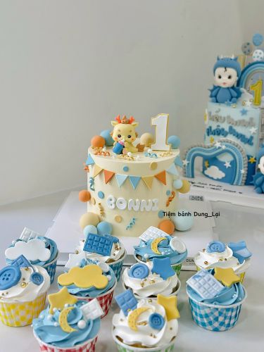 Bánh bé rồng sz 16 1/2, Bánh Sinh Nhật Rồng, Bánh Sinh Nhật bé trai - Bánh Sinh Nhật Long Biên