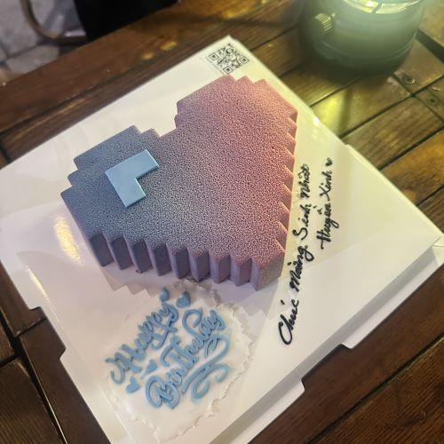 Bánh entremet tim zic zac, Bánh Sinh Nhật Tim, Bánh Sinh Nhật entremet - Bánh Sinh Nhật Long Biên
