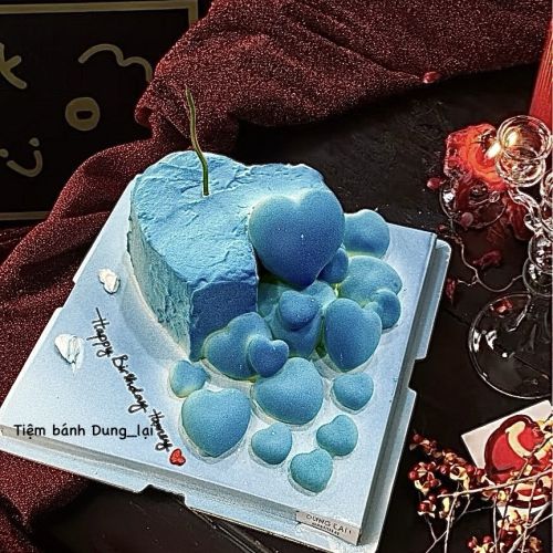 Bánh whip tim to tim nhỏ , Bánh Sinh Nhật Whipping, Bánh Sinh Nhật tim - Bánh Sinh Nhật Long Biên
