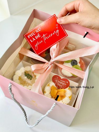 Set 4 bánh tiramisu và mousse các vị 20.10