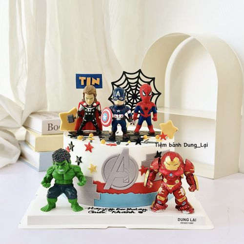 Bánh avengers s 20, Bánh Sinh Nhật Avengers, Bánh Sinh Nhật bé trai, Bánh Sinh Nhật siêu nhân, Bánh Sinh Nhật siêu anh hùng - Bánh Sinh Nhật Long Biên