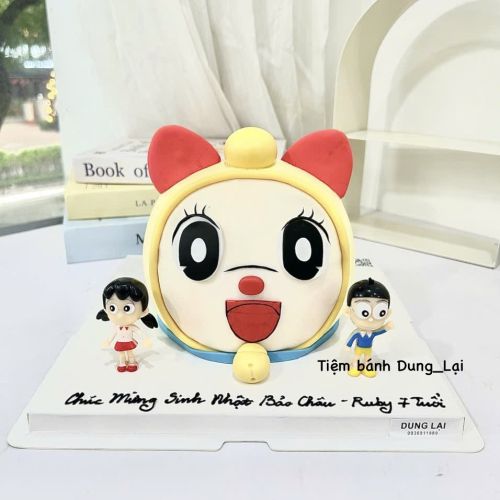 Tạo hình doraemi sz 16 1/2, Bánh Sinh Nhật Tạo hình, Bánh Sinh Nhật doremi, Bánh Sinh Nhật doraemi, Bánh Sinh Nhật bé gái - Bánh Sinh Nhật Long Biên