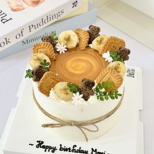 Whip caramel chuối sz 16, Bánh Sinh Nhật Whipping - Bánh Sinh Nhật Long Biên