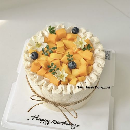 Bánh hồng trà pudding hồng trà xoài sz 16