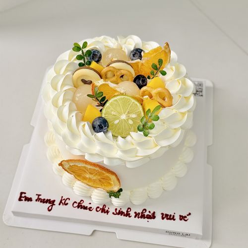 Bánh kem tươi hoa quả sz 16