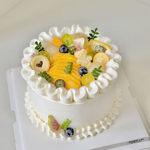 Bánh kem tươi hoa quả sz 16