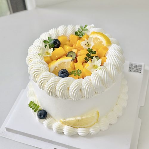 Bánh kem tươi hoa quả sz 16