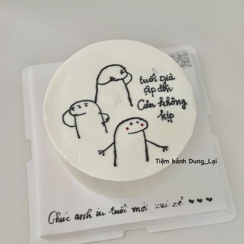 Bánh kem vẽ sz 16