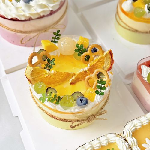 Bánh mousse bơ chanh dây sz 12