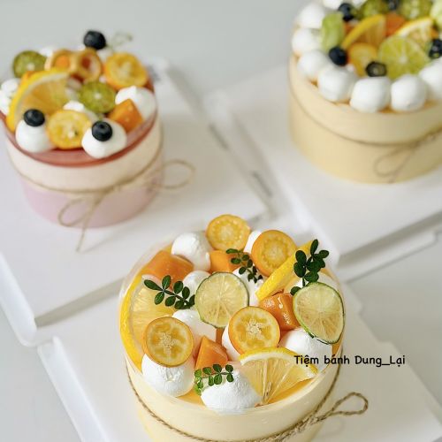 Bánh mousse xoài chanh dây sz 12