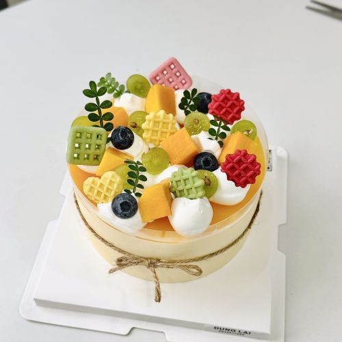 Bánh mousse xoài chanh dây sz 16