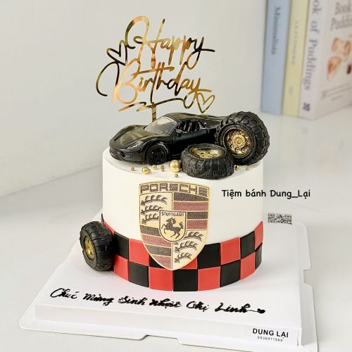 Bánh ô tô porsche sz 16 tone đen đỏ