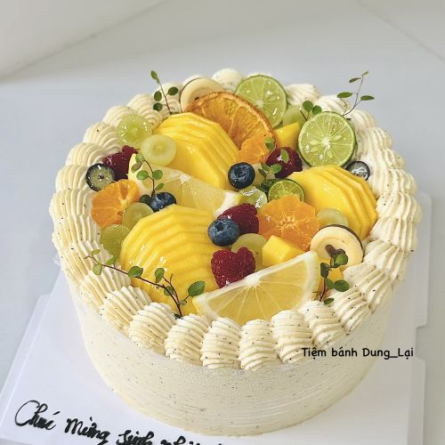 Bánh whip sz 22 hồng trà xoài