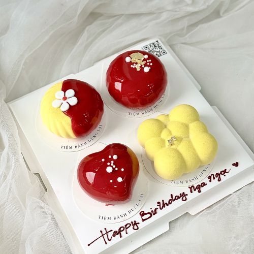 Set 4 bánh entremet peptit