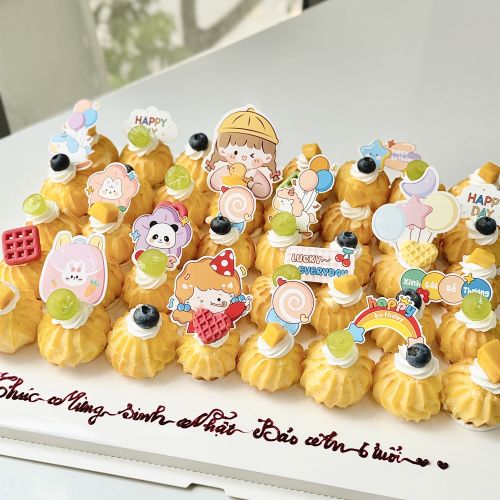 Set su kem 40c sinh nhật bé gái