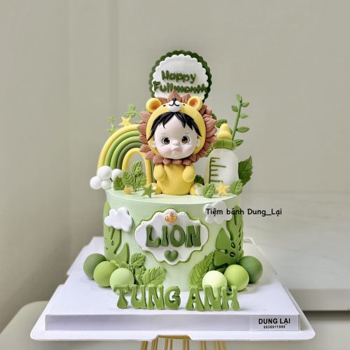 Bánh bé trai sư tử sz 16 - Bé trai