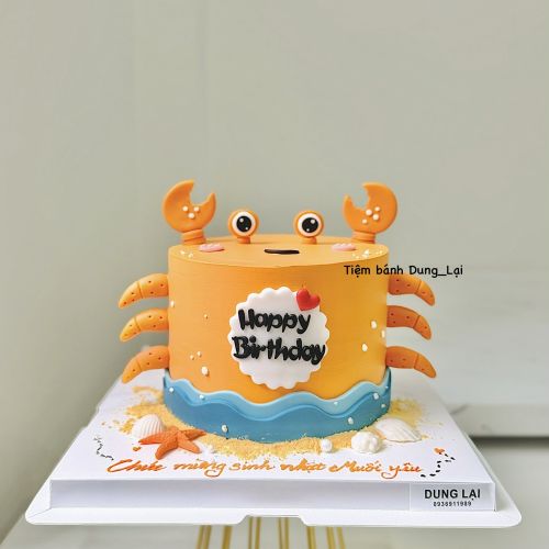 Bánh tạo hình chú cua sz 14 - Tạo hình