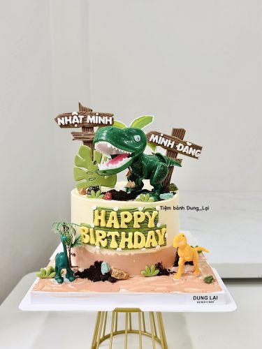 Bánh khủng long sz 16 - Bé trai
