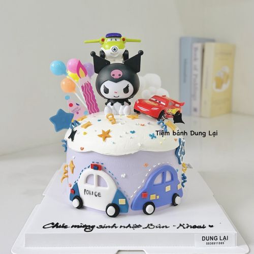 Bánh kuromi ô tô sz 16 - Bé gái