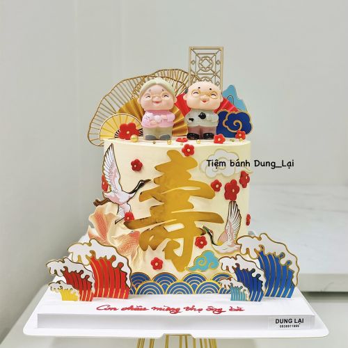 Bánh mừng thọ sz 18 cao