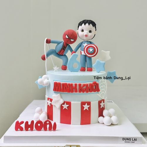 Bánh người nhện sz 16 1/2 - Bé trai