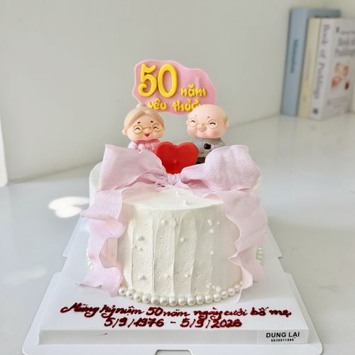 Bánh nơ hồng ông bà