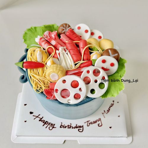 Bánh tạo hình nồi lẩu sz 16 - Bánh tạo hình