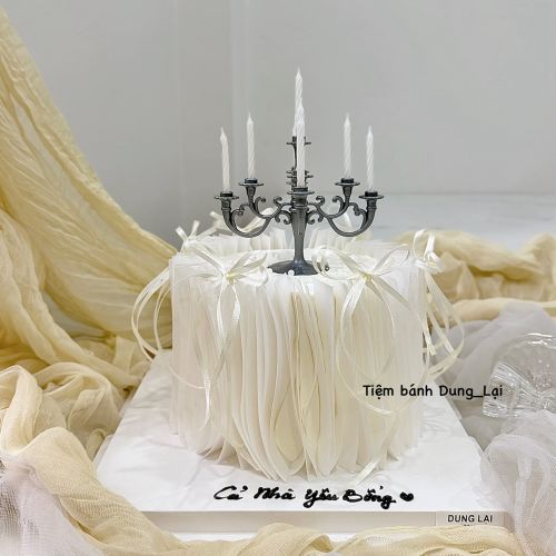 Bánh sz 16 1/2 giấy gạo nghệ thuật - Bé gái