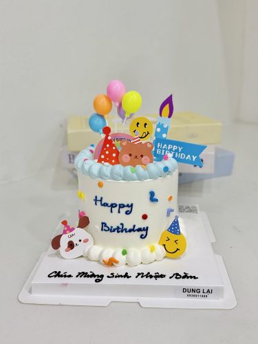 Bánh bé trai sz 12, Bánh Sinh Nhật Bé trai, Bánh Sinh Nhật kem tươi, Bánh Sinh Nhật kem top - Bánh Sinh Nhật Long Biên