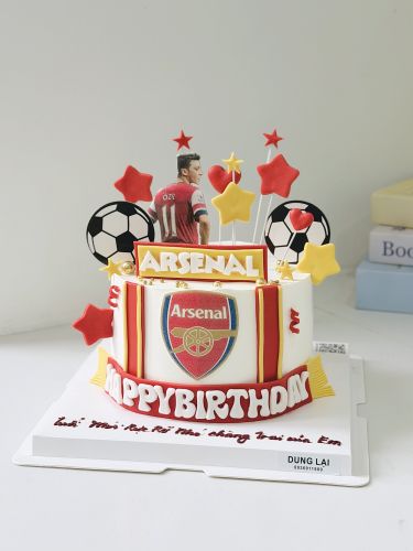Bánh bóng đá sz 16, Bánh Sinh Nhật Bóng đá, Bánh Sinh Nhật đá bóng, Bánh Sinh Nhật thể thao - Bánh Sinh Nhật Long Biên