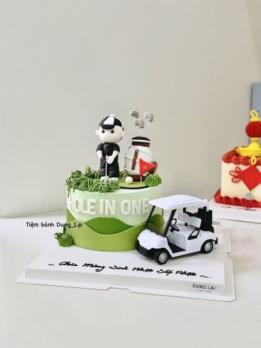 Bánh golf sz 16 xe golf, Bánh Sinh Nhật Golf, Bánh Sinh Nhật thể thao - Bánh Sinh Nhật Long Biên