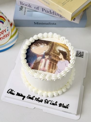 Bánh in hình conan sz 16, Bánh Sinh Nhật Conan, Bánh Sinh Nhật bé trai, Bánh Sinh Nhật bé gái - Bánh Sinh Nhật Long Biên