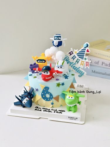 Bánh sz 16 ô tô máy bay, Bánh Sinh Nhật Ô tô, Bánh Sinh Nhật máy bay, Bánh Sinh Nhật bé trai - Bánh Sinh Nhật Long Biên