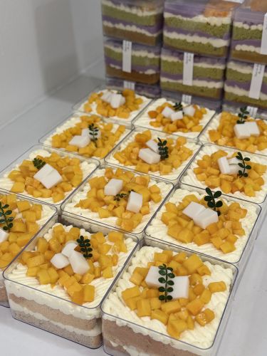 Hộp vuông olong xoài, Bánh Sinh Nhật daily cake - Bánh Sinh Nhật Long Biên