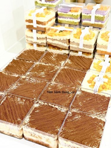 Hộp vuông tiramisu, Bánh Sinh Nhật Tiramisu, Bánh Sinh Nhật daily cake - Bánh Sinh Nhật Long Biên