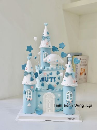 Bánh 2 tầng lâu đài cinnamoroll, Bánh Sinh Nhật 2 tầng, Bánh Sinh Nhật bánh tầng, Bánh Sinh Nhật bé gái, Bánh Sinh Nhật lâu đài, Bánh Sinh Nhật cinnamoroll, Bánh Sinh Nhật sanrio - Bánh Sinh Nhật Long Biên