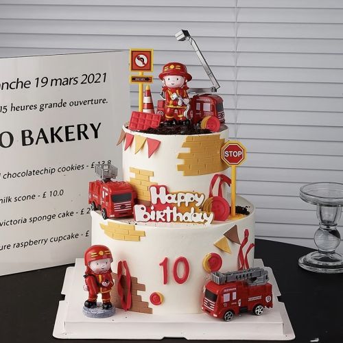 Bánh cứu hoả, Bánh Sinh Nhật Cứu hoả, Bánh Sinh Nhật bé trai, Bánh Sinh Nhật ô tô - Bánh Sinh Nhật Long Biên