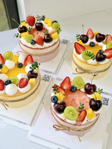 Bánh mousse sữa chua phô mai dâu việt quất sz 12, Bánh Sinh Nhật Mousse - Bánh Sinh Nhật Long Biên