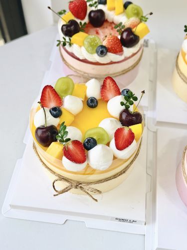 Bánh mousse xoài chanh dây sz 14, Bánh Sinh Nhật Mousse - Bánh Sinh Nhật Long Biên