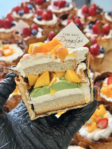 Bánh ốc quế xoài, Bánh Sinh Nhật Ốc quế - Bánh Sinh Nhật Long Biên