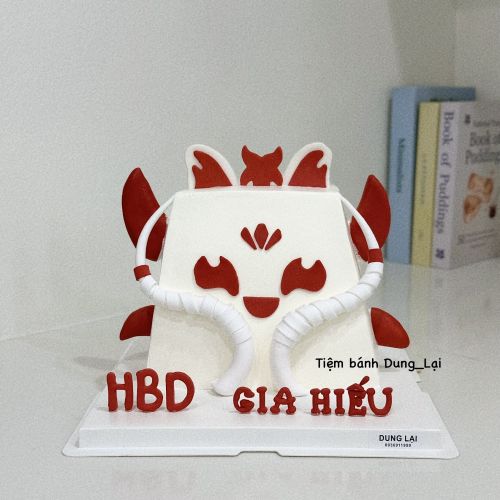 Bánh tạo hình Kitsune, Bánh Sinh Nhật Kitsune, Bánh Sinh Nhật tạo hình, Bánh Sinh Nhật roblox - Bánh Sinh Nhật Long Biên