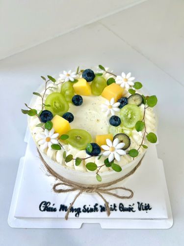 Daily-olong nhãn dừa cắt miếng, Bánh Sinh Nhật Nhãn dừa, Bánh Sinh Nhật bánh hàng ngày - Bánh Sinh Nhật Long Biên