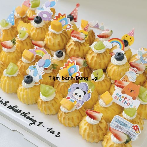 Set sukem 45c, Bánh Sinh Nhật Set bánh, Bánh Sinh Nhật su kem - Bánh Sinh Nhật Long Biên