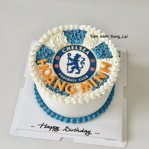 Bánh bóng đá in logo chelsea sz 16